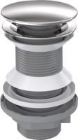 Донный клапан Aquanet click/clack 5/4' нерж.сталь Донный клапан Aquanet click/clack 5/4' нерж.сталь