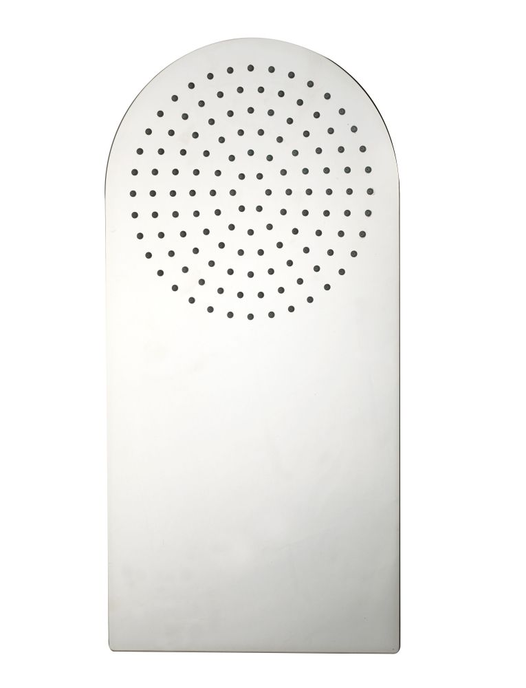 AQG, консольная душевая головка FLOWR1 50x25 см, 1 режим: дождь, цвет хром, артикул 19FLO0220R1F