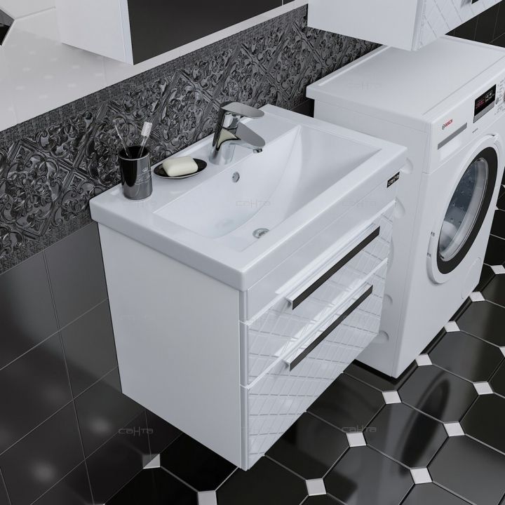 Тумба для умыв. "Калипсо-60" NEW 2 ящ подвес. (ум. Фостер 60)