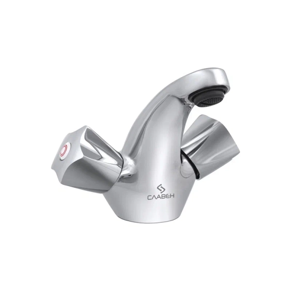 Смеситель для раковины Славен СЛ-ДВ-Е10, хром