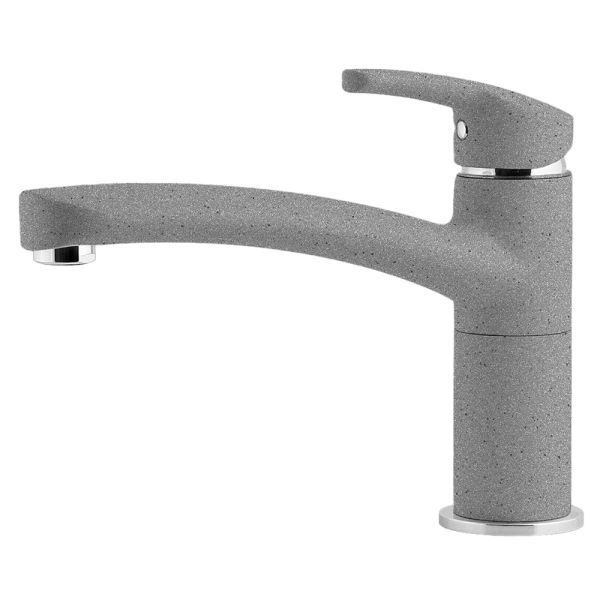 Смеситель для кухни GranFest 2523, серый