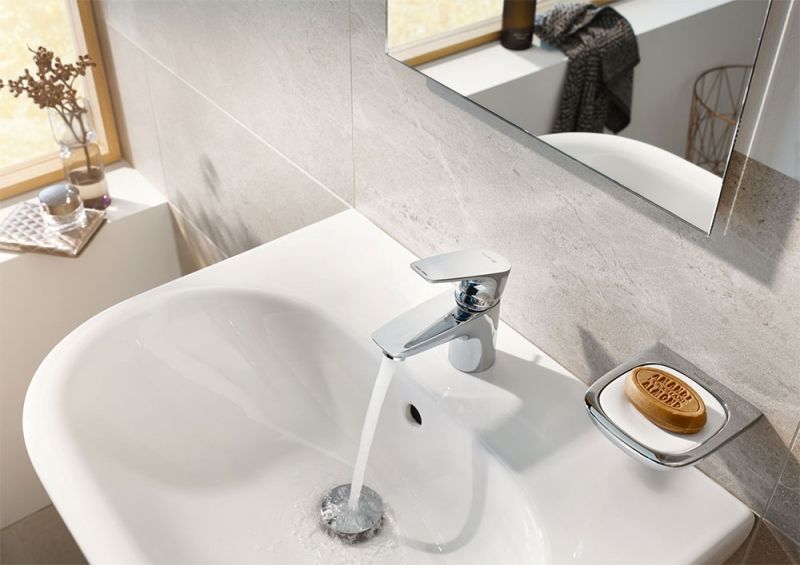 Смеситель для раковины Kludi Pure&Solid 340280575 Хром Смеситель для раковины Kludi Pure&Solid 340280575 Хром