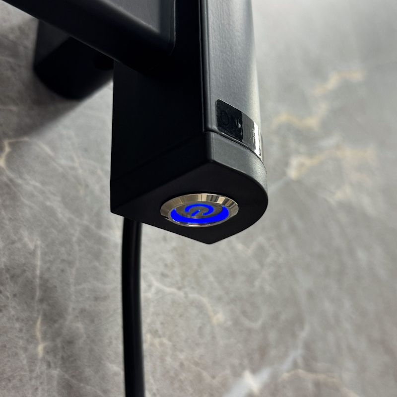 Полотенцесушитель электрический Fixsen BASIC 600х500 FX-7400B, черный, артикул FX-7400B