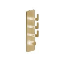 GESSI INCISO Встраиваемый термостатический смеситель на 3 источника, резьба 3/4" (внешние части), цвет: золото