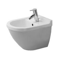 Duravit Starck 3 Биде подвесное 475х360 мм, с 1 отв под смеситель, крепления Durafix, (без инсталл крепление 006500), цвет белый