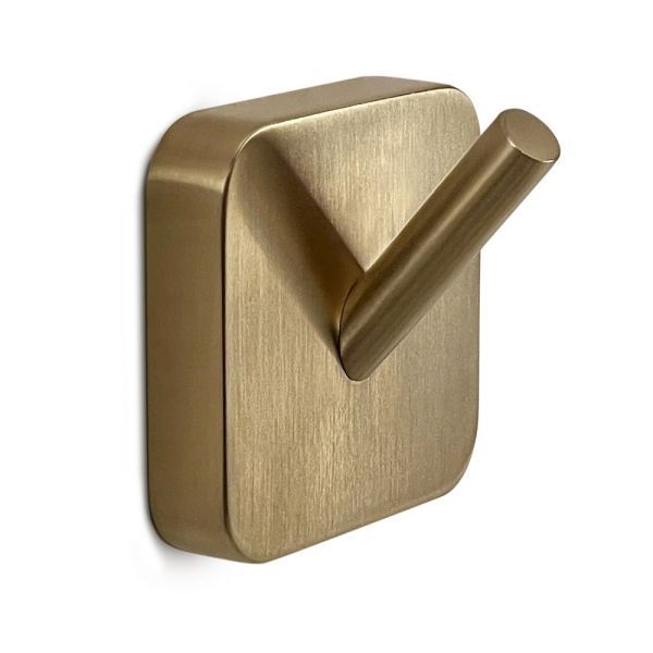 Gedy Tonga, набор из 2-х крючков, цвет матовое золото