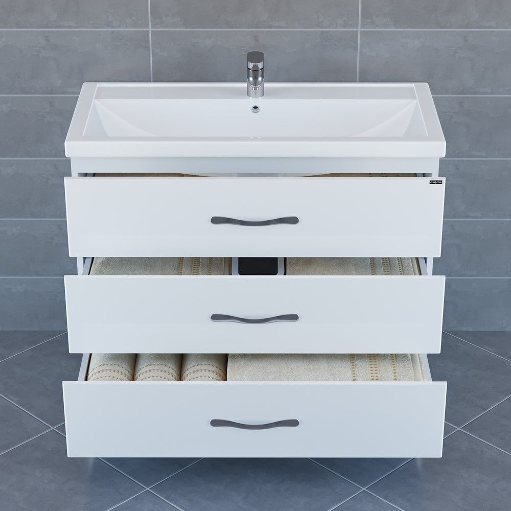 Тумба для умыв. "Виктория 100" NEW напол. (ум. Фостер 100)