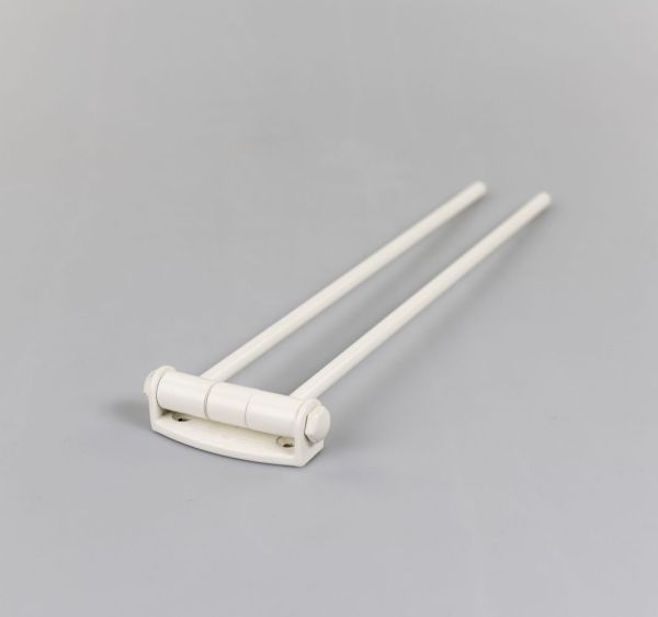 Stil Haus Hashi, полотенцедержатель двойной поворотный, цвет белый матовый