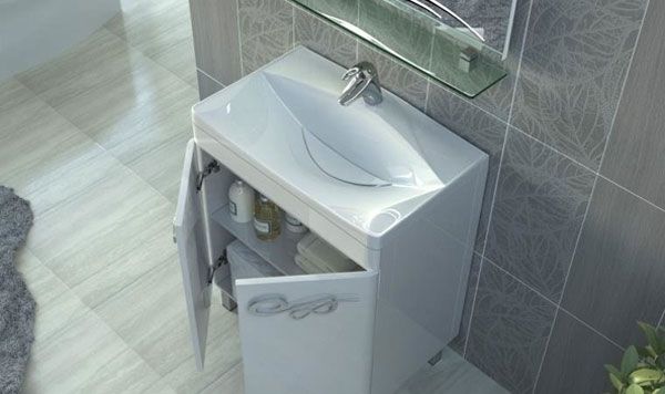 Тумба под раковину Vigo Olivia 70 Белая, артикул Olivia-0-700(Olivia)