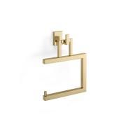 OASIS SQUARE Держатель туалетной бумаги, правый, цвет золото