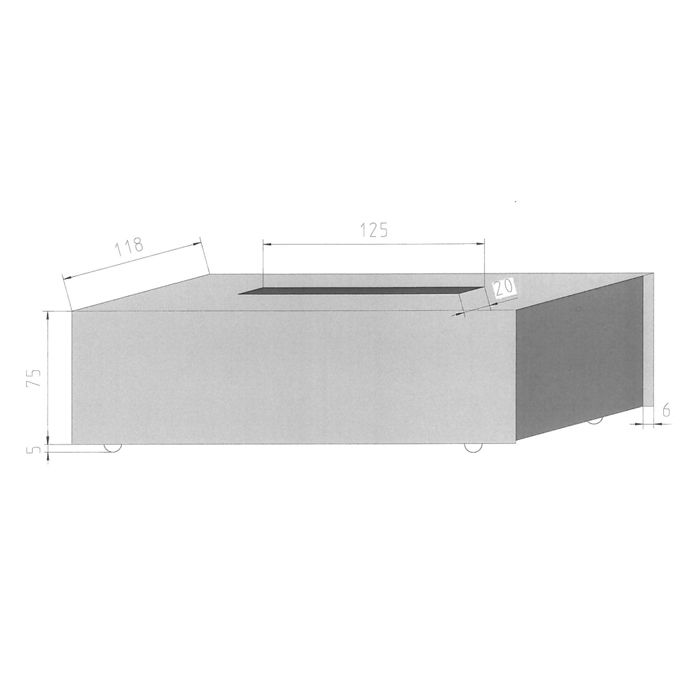 Decor Walther KB 95 Диспенсер для салфеток 25x12x8см, цвет: сталь матовая ЗАКАЗ ПО ЗАПРОСУ, артикул 0844676