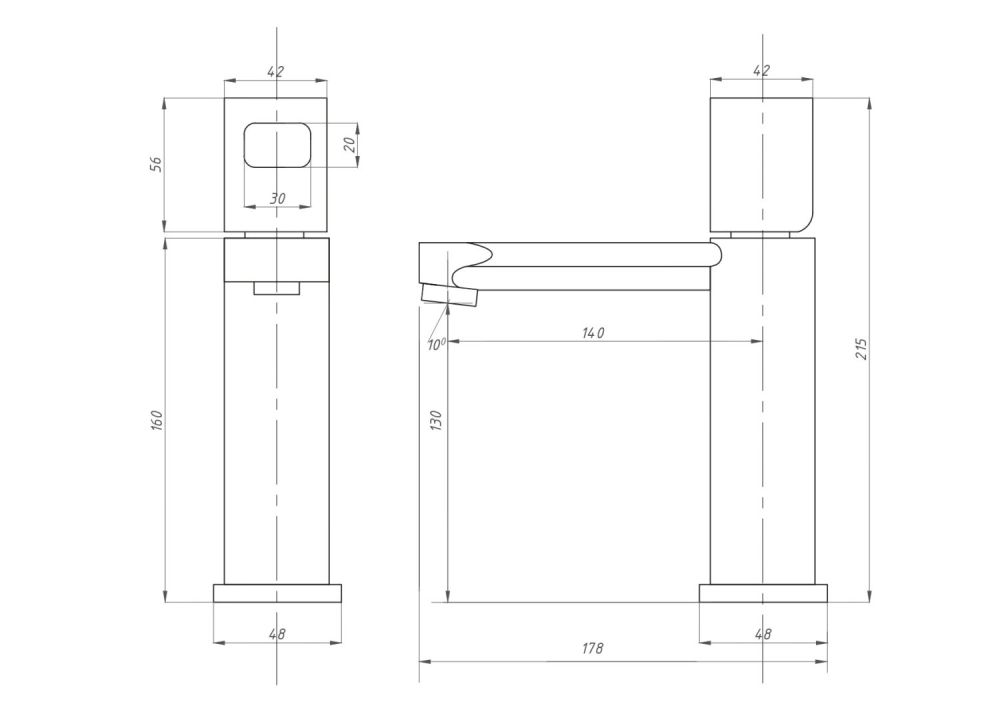Смеситель для раковины ПСМ-Профсан PSM-900 тип См-УмОЦБА (PSM-900-5GA), артикул PSM-900-5GA