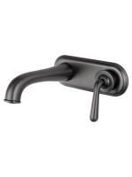 Смеситель для раковины встраиваемый WONZON & WOGHAND, Темный графит (WW-88869008-BGM)