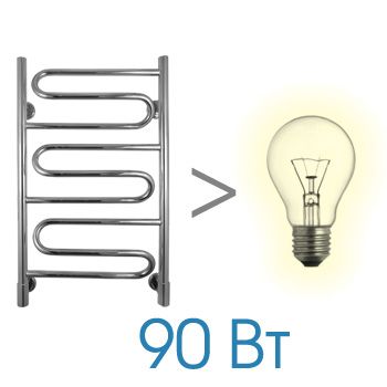 Электрический полотенцесушитель Energy Bravo 800x500 Хром Электрический полотенцесушитель Energy Bravo 800x500 Хром