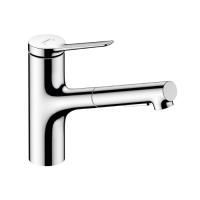 Смеситель для кухни, Hansgrohe, Zesis M33, тип открывания воды-однорычажный, тип регулирования воды-керамический картридж, монтаж-на раковину/столешницу, отверстия для монтажа-1, высота, мм-214, вынос излива, мм-219, тип излива-выдвижной, поворотный 150°, Смеситель для кухни, Hansgrohe, Zesis M33, тип открывания воды-однорычажный, тип регулирования воды-керамический картридж, монтаж-на раковину/столешницу, отверстия для монтажа-1, высота, мм-214, вынос излива, мм-219, тип излива-выдвижной, поворотный 150°,