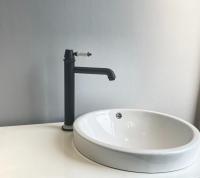 Смеситель Marbella Nero XL для раковины, черный, высокий BOCH MANN BM8730