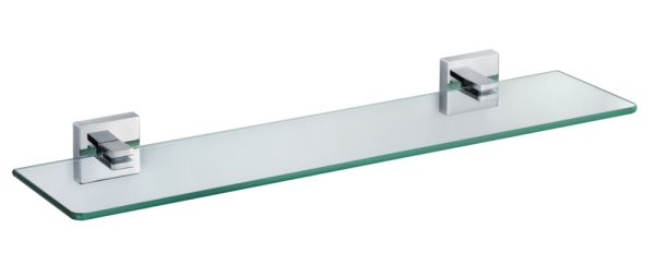 Стеклянная полка Fixsen Metra FX-11103 Хром