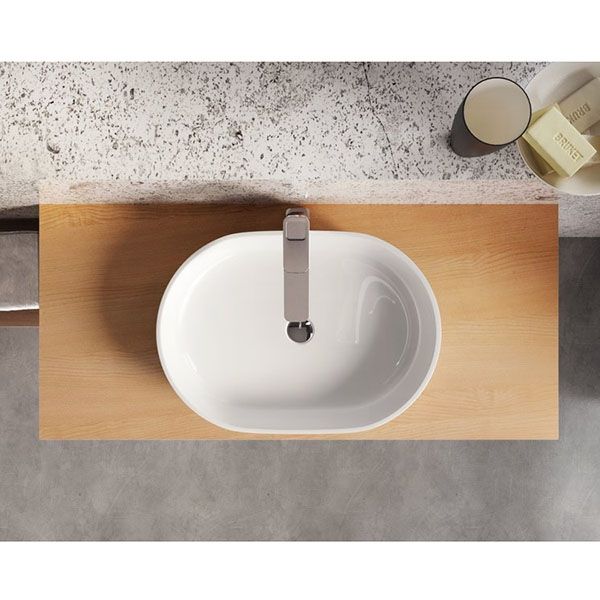 Раковина RAVAK MOON XJN01300002 (накладная, (56*40), белый), шт