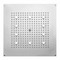 BOSSINI DREAM-CUBE Верхний душ 470 x 470 mm с 10 LED (белый), блок питания/управления, Cromoterapia, цвет: хром BOSSINI DREAM-CUBE Верхний душ 470 x 470 mm с 10 LED (белый), блок питания/управления, Cromoterapia, цвет: хром