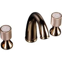 Смеситель для раковины Boheme Royal Cristal 297-RoyalCRST Золото