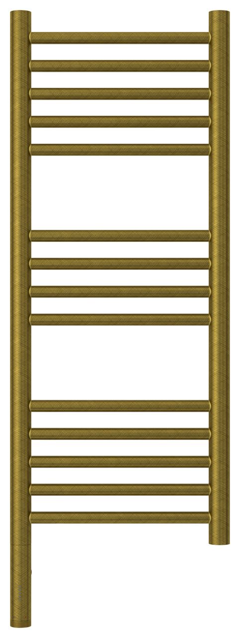 Полотенцесушитель электрический "БОГЕМА 3.0" прямая 800х300 / МЭМ левый (Состаренная бронза)