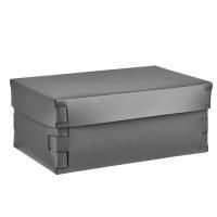 Colombo Adj Коробка Snob, 32x20H13,5 см, цвет: серый/черный Colombo Adj Коробка Snob, 32x20H13,5 см, цвет: серый/черный