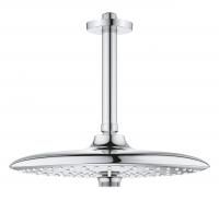 Верхний душ GROHE Euphoria 260 SmartControl с полочным душевым кронштейном 142 мм, хром (26460000)