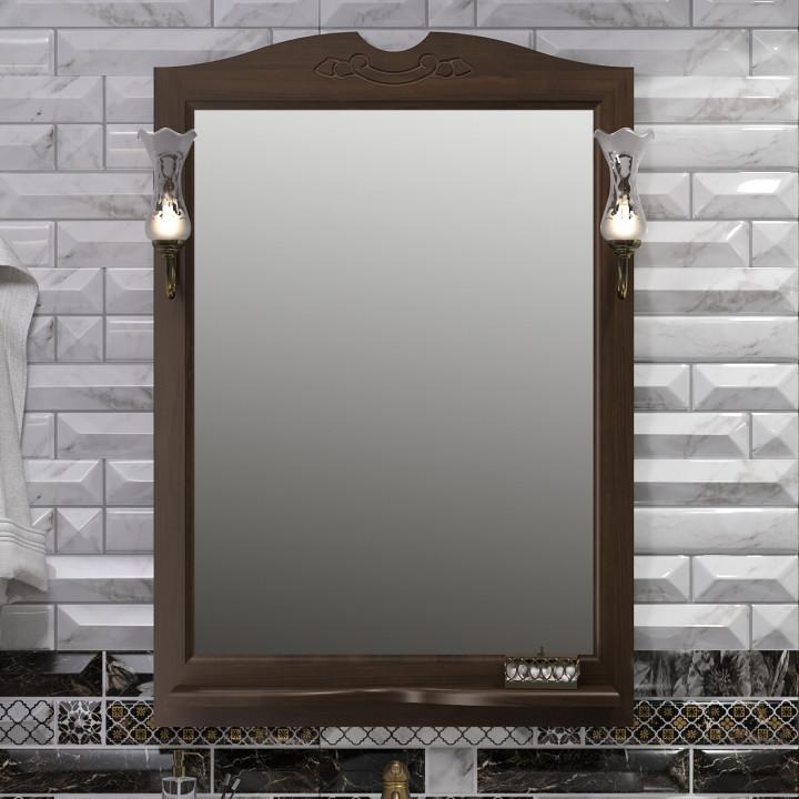 Мебель для ванной Тибет 75 объемные фасады Opadiris Орех антикварный