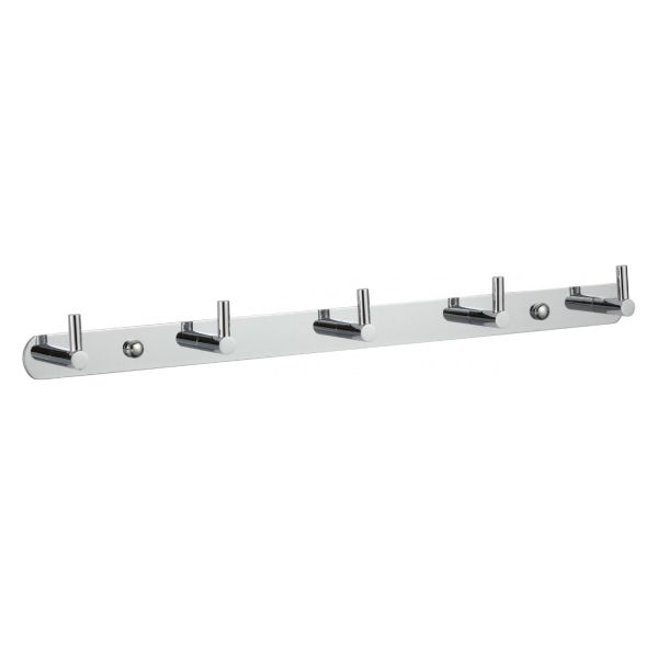 Планка с крючками Savol S-007215, хром