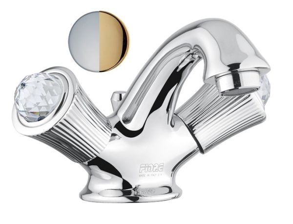 Смеситель для раковины Fiore VENERE SKY (SWAROVSKI®) 13CO0622, хром/золото