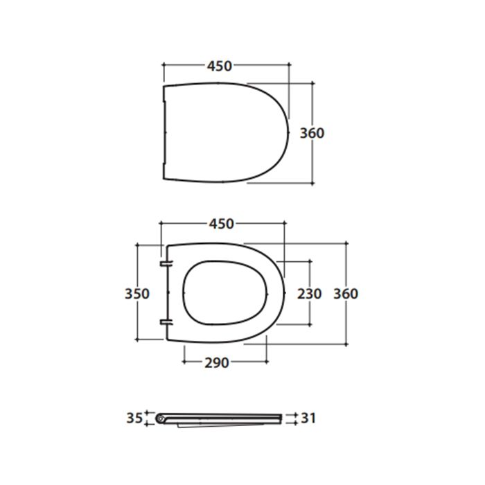GLOBO 4ALL Сиденье для унитаза (микролифт), цвет Smoke/хром
