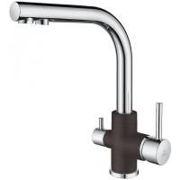 Смеситель для кухни Paulmark Essen Es213011-COCR Кофе Хром