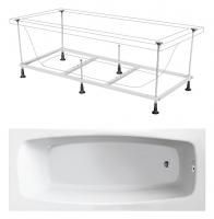 Ванна BERGES акриловая NELU 170x75 с каркасом Ванна BERGES акриловая NELU 170x75 с каркасом