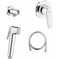 Готовый комплект для гигиенического душа GROHE BauFlow: встраиваемый смеситель, гигиенический душ со шлангом и держателем, хром (124900) Готовый комплект для гигиенического душа GROHE BauFlow: встраиваемый смеситель, гигиенический душ со шлангом и держателем, хром (124900)