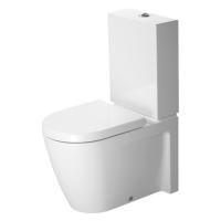 Duravit Бачок для унитаза моноблок на 6л, с механизмом двойного смыва хром, подключение слева, цвет белый