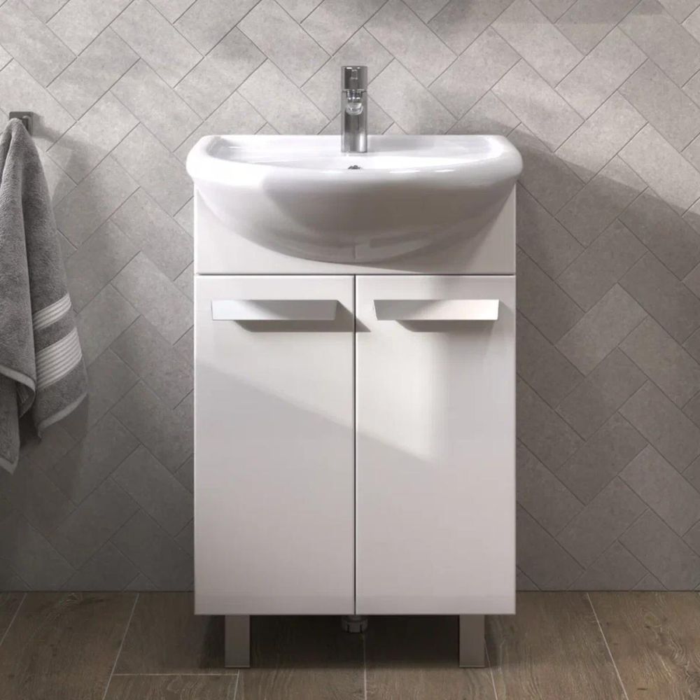 Тумба с раковиной напольная VIGO Hoska 229, 55 см, артикул 229-com