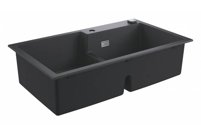 Мойка GROHE K500 с 2 чашами, 860 x 500 мм, черный гранит (31649AP0) Мойка GROHE K500 с 2 чашами, 860 x 500 мм, черный гранит (31649AP0)