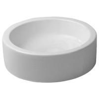 Duravit Starck 1 Раковина шлифованный вариант, без перелива, без площадки под смес., включая крепление, ? 460мм, Цвет: Белый