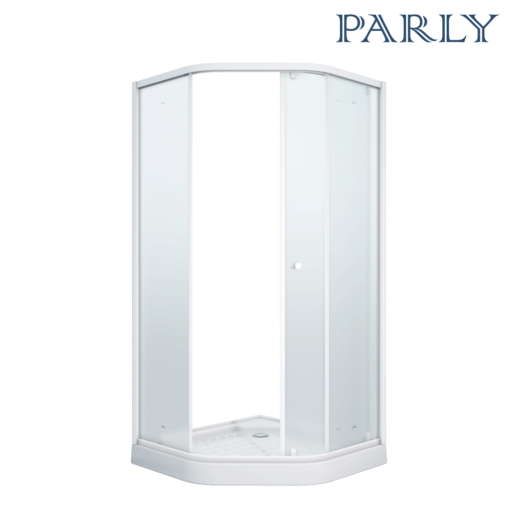 Уголок ZEР911FR душевой PARLY с поддоном (90х90х197)