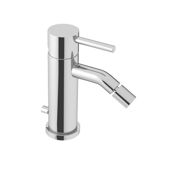 Oioli Micro, однорычажный смеситель для биде (излив 10.8 см), с д/к, цвет брашированное золото