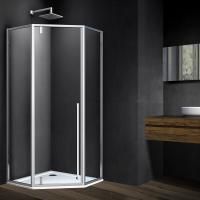 Душевые уголки Vincea Душевой уголок Penta VSP-3P900CL, 900*900, хром, стекло прозрачное,