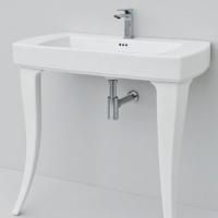 Artceram JAZZ раковина подвесная 91,5х48см, с 1 отв. под смеситель c креплением, цвет белый