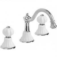 Смеситель для биде Migliore Olivia ML.OLV-5825 Белый Хром Смеситель для биде Migliore Olivia ML.OLV-5825 Белый Хром