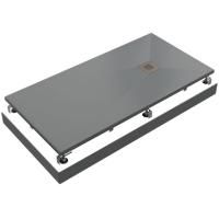 Душевой поддон из искусственного камня Good Door Essentia ЛП00071 120x70 Графит