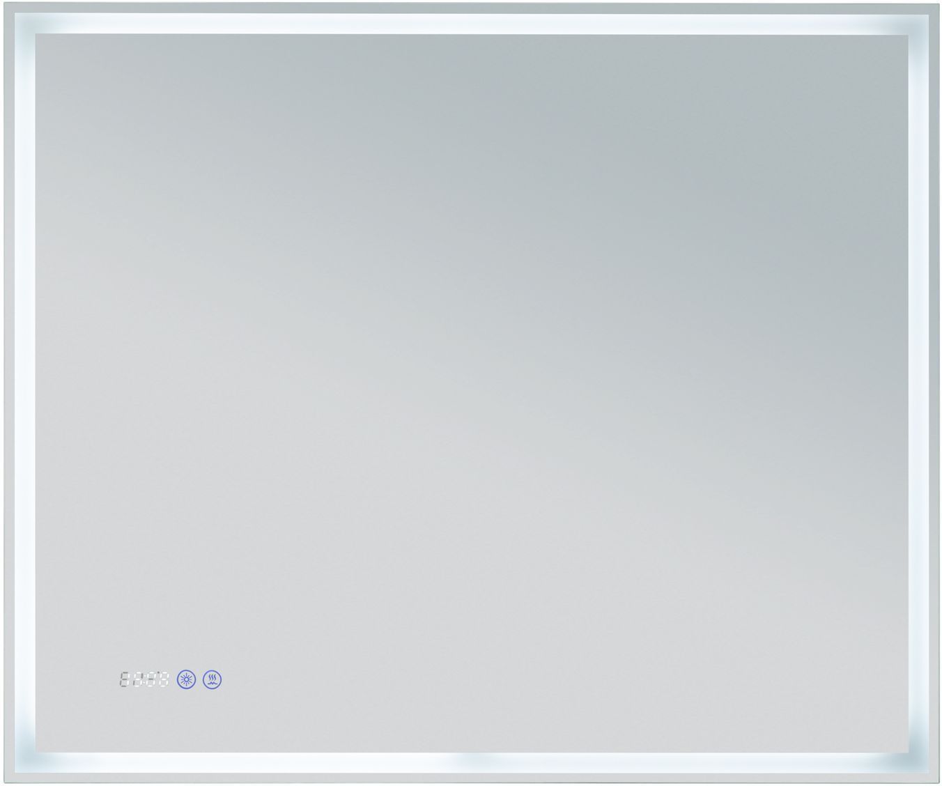 Зеркало Aquanet Оптима 90 белый матовый Зеркало Aquanet Оптима 90 белый матовый