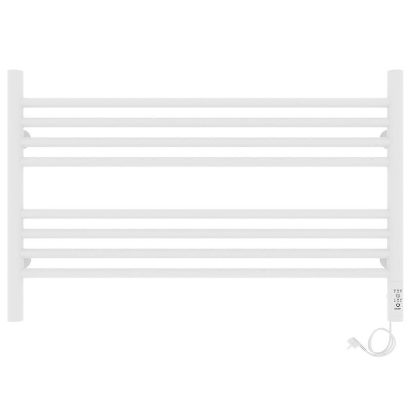 Полотенцесушитель электро "Оливия ЧК8 800*500", белый муар, правый