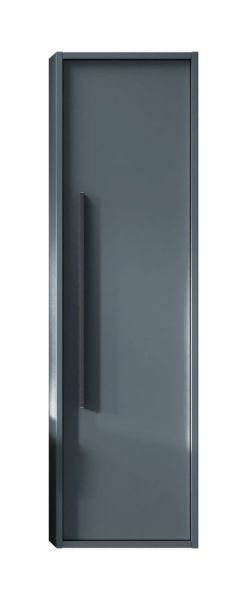 Visobath Aqua, пенал 34.5 см, 1 распашная дверь (цвет ручки графит), цвет светло-синий матовый (Avio)