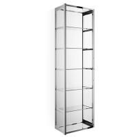 Decor Walther Glas S 4 Шкафчик подвесной 35x19x120см, стекло прозрачное, цвет: хром ЗАКАЗ ПО ЗАПРОСУ