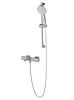 Смеситель для ванны с душем и термостатом WONZON & WOGHAND SOLID, Хром (WW-C2011-A-CR)