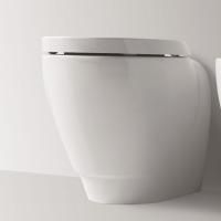 Simas Bormio Унитаз приставной безободковый 54х35 см, цвет белый